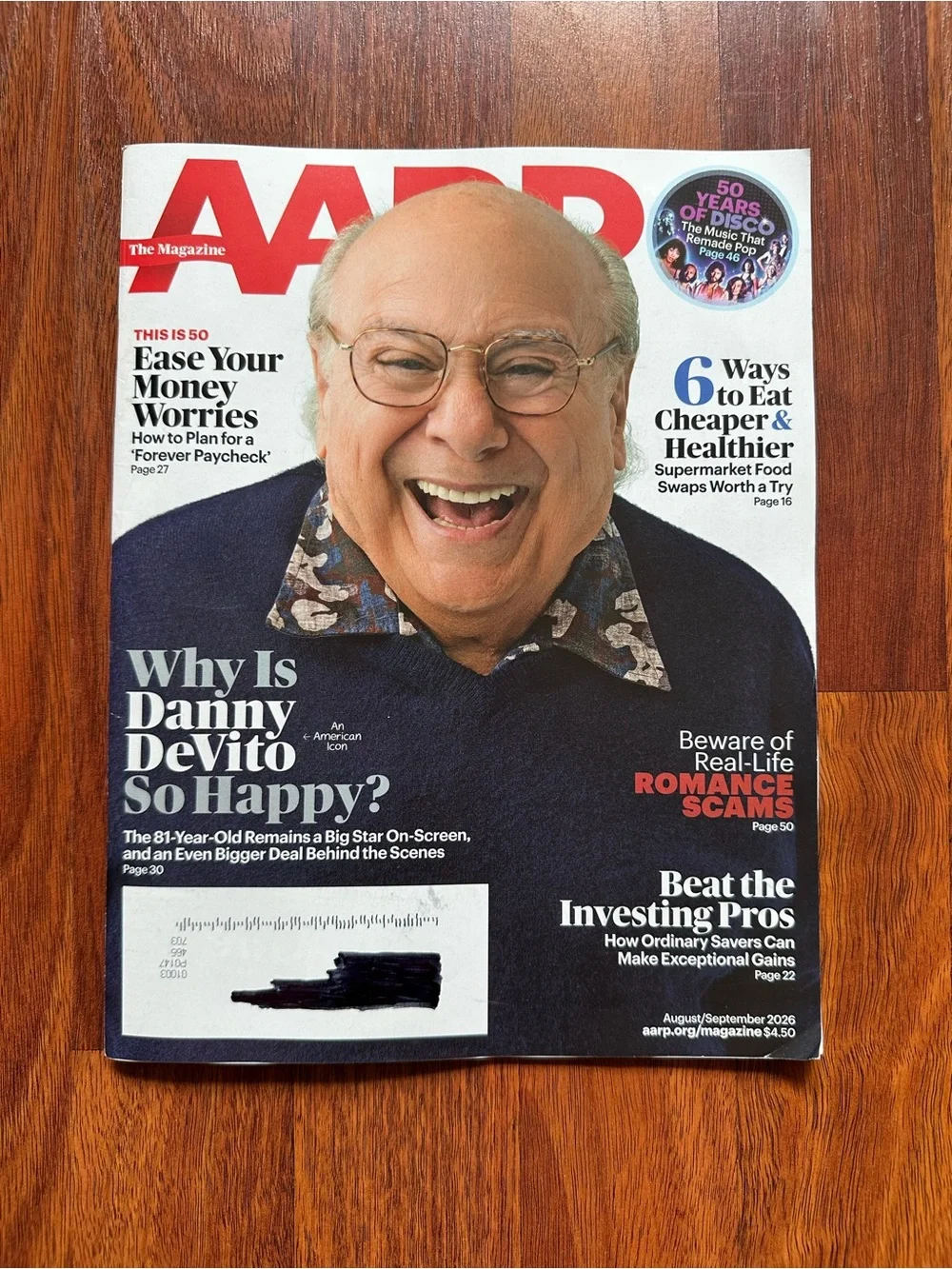 AARP Magazine - Danny DeVito - August/September 2026
